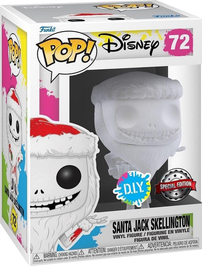 FUNKO POP DISNEY EXCLUSIVE - SANTA JACK SKELLINGTON 72 (D.I.Y)