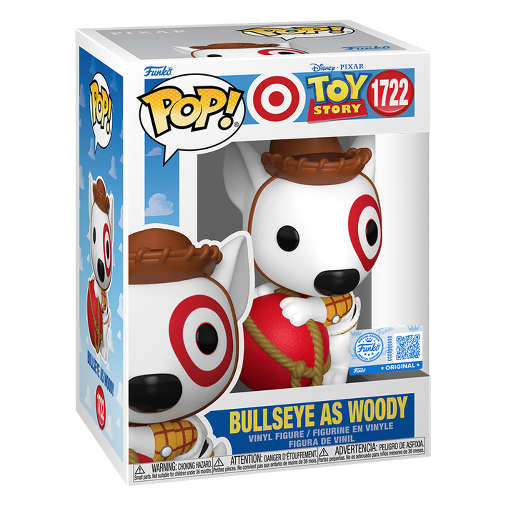 FUNKO POP DISNEY PIXAR TOY STORY EXCLUSIVE - BULLSEYE AS WOODY 1722