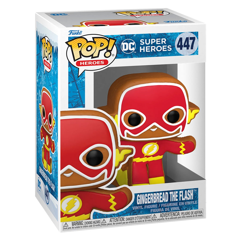 FUNKO POP HEROES DC HOLIDAY THE FLASH GINGERBREAD 447