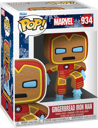 FUNKO POP MARVEL HOLIDAY - GINGERBREAD IRON MAN 934