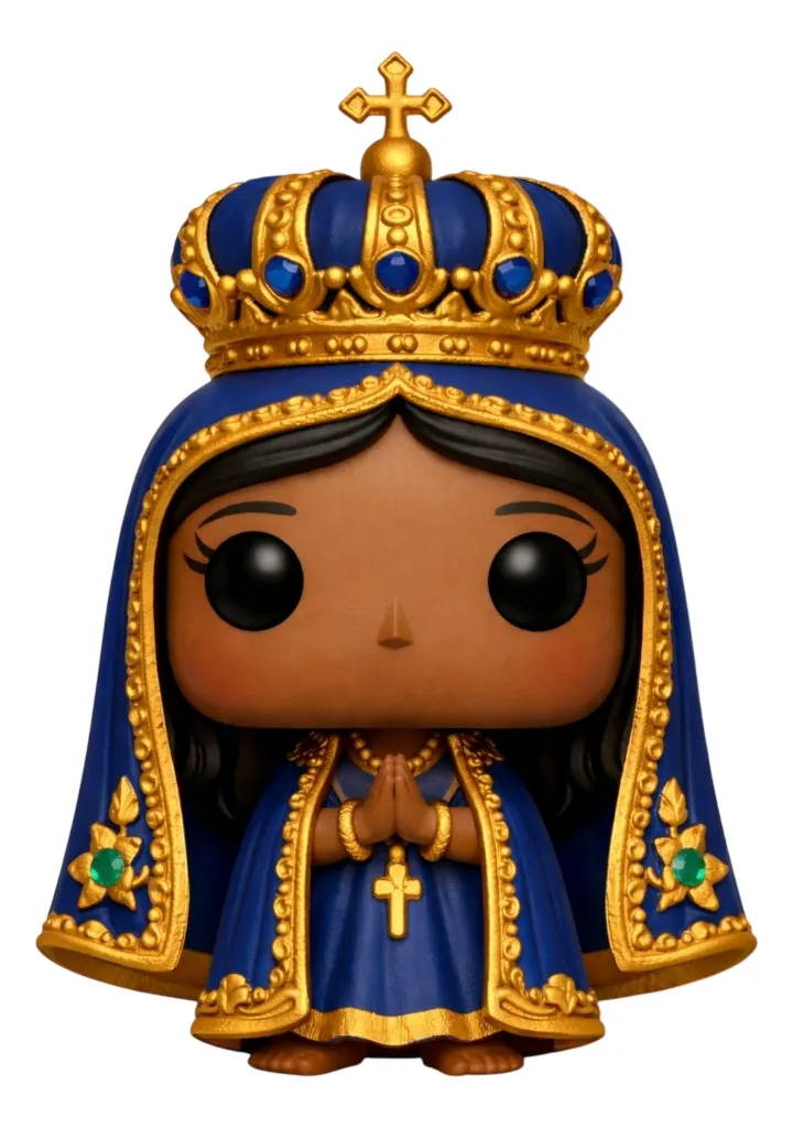 Nossa Senhora Aparecida Personalizado em 3D Estilo Pop
