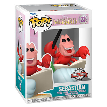 FUNKO POP DISNEY THE LITTLE MERMAID EXCLUSIVE SEBASTIAN 1239
