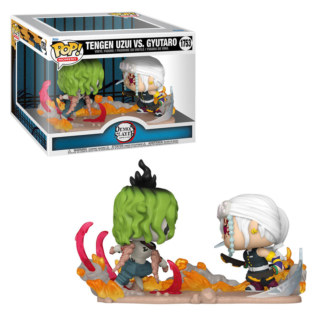 FUNKO POP DEMON SLAYER *MOMENT* TENGEN UZUI VS.GYUTARO 1753