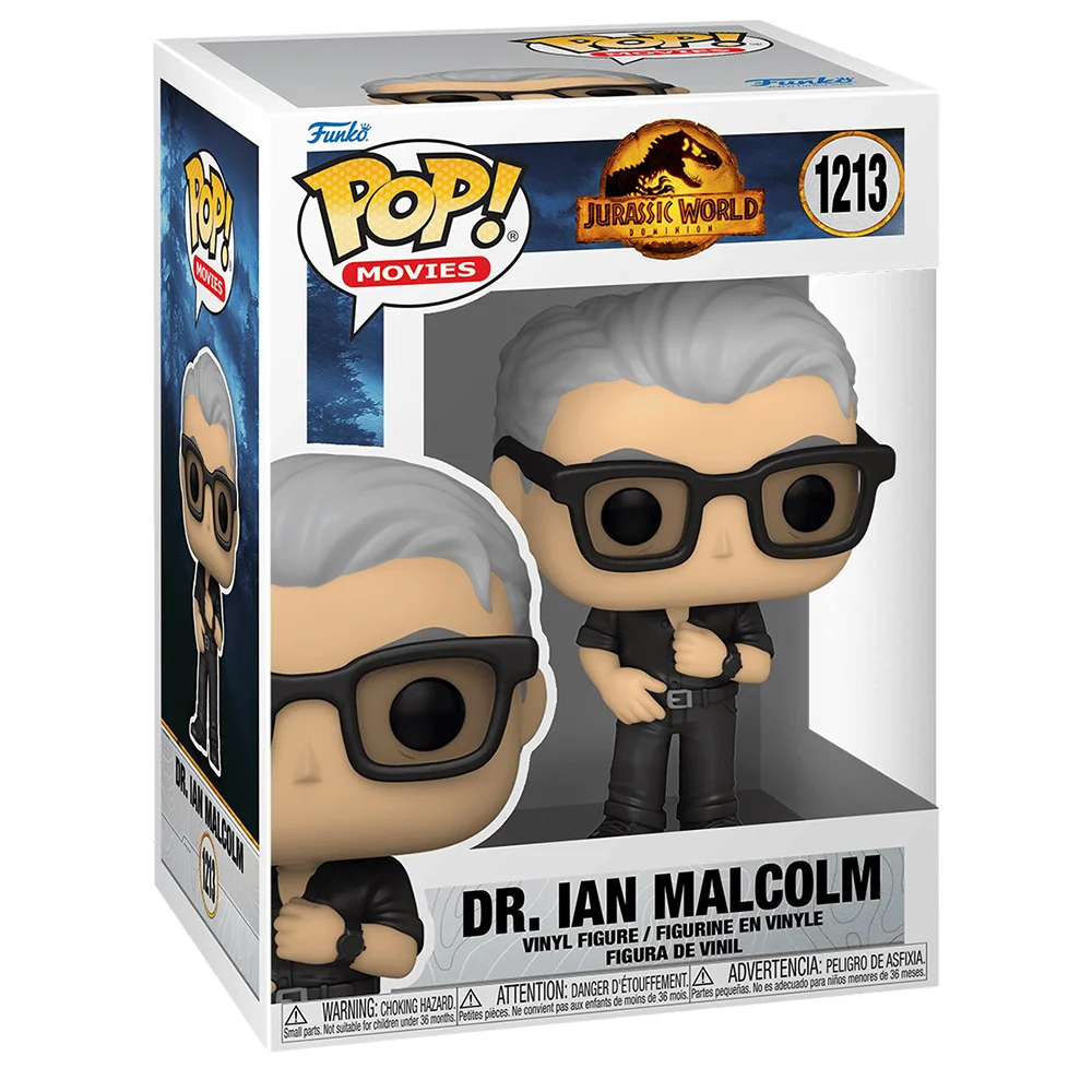 FUNKO POP JURASSIC WORLD DOMINION - DR IAN MALCOLM 1213