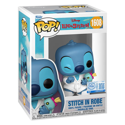 FUNKO POP DISNEY LILO STITCH STITCH IN ROBE *EX* 1608