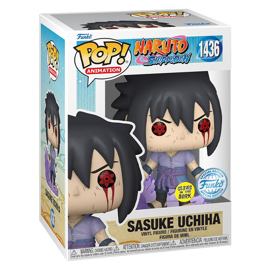 FUNKO POP ANIMATION NARUTO SHIPPUDEN EXCLUSIVE - SASUKE UCHIHA 1436