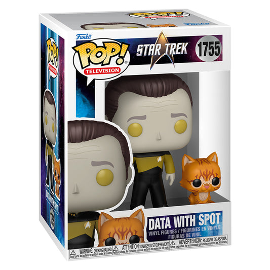 FUNKO POP TELEVISION STAR TREK - DATA & SPOT 1755