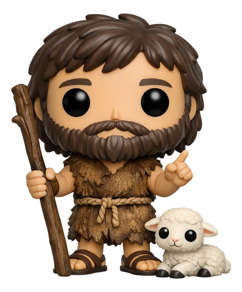São João Batista Personalizado em 3D Estilo Pop