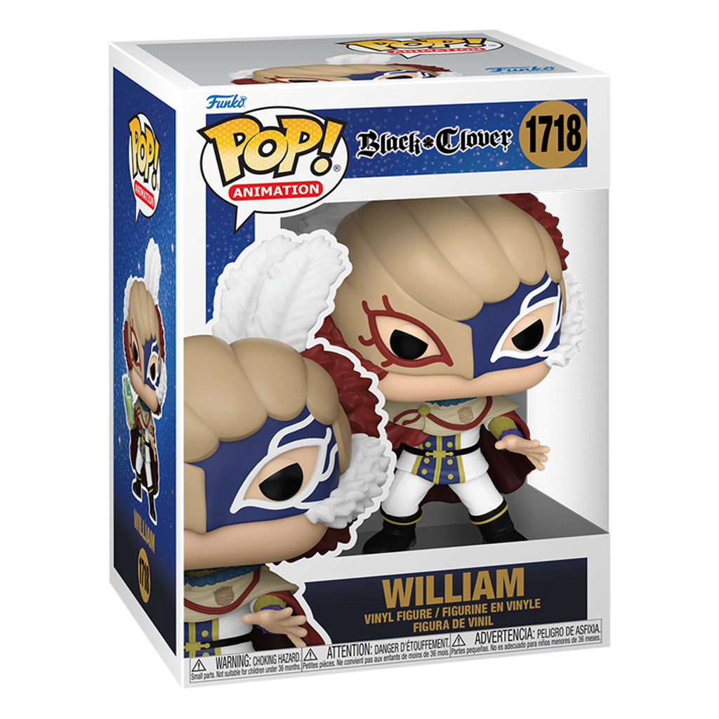 FUNKO POP BLACK CLOVER S2 WILLIAM 1718