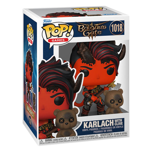 FUNKO POP GAMES BALDUR'S GATE 3 - KARLACH WITH CLIVE 1018
