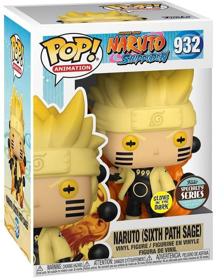 FUNKO POP NARUTO SHIPPUDEN EXCLUSIVE - NARUTO (SIXTH PATH SAGE) 932 GLOW