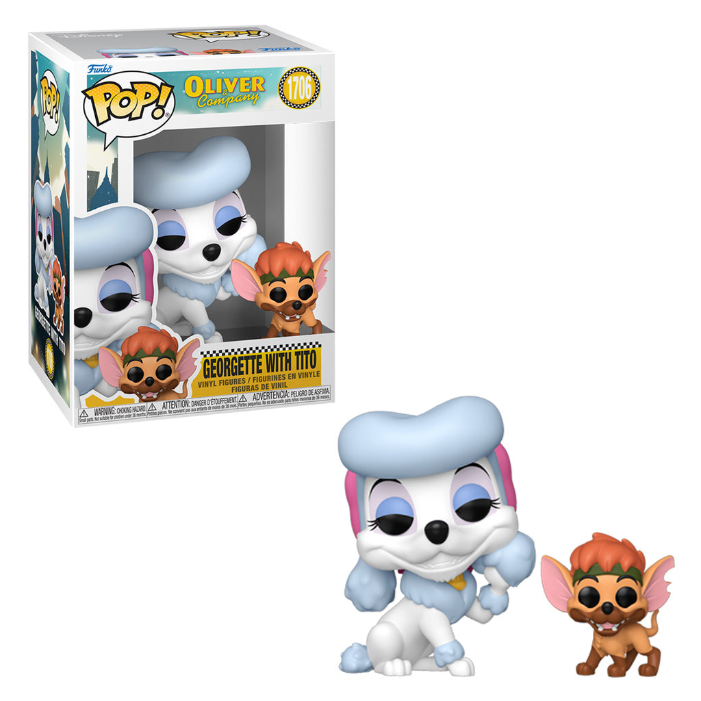 FUNKO POP DISNEY OLIVER & COMPANY - GEORGETTE WITH TITO 1706