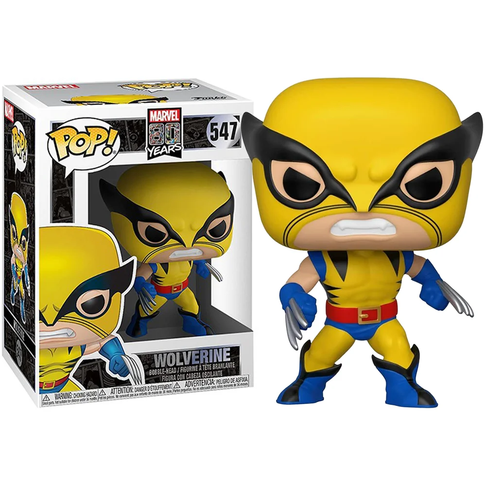 FUNKO POP MARVEL 80 YEARS - WOLVERINE (FIRST APPEARANCE) 547