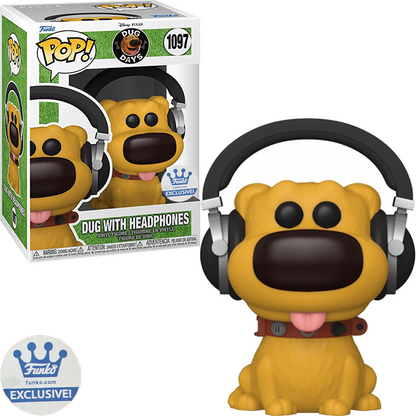 FUNKO POP DISNEY DUG DAYS EXCLUSIVE - DUG WITH HEADPHONES 1097