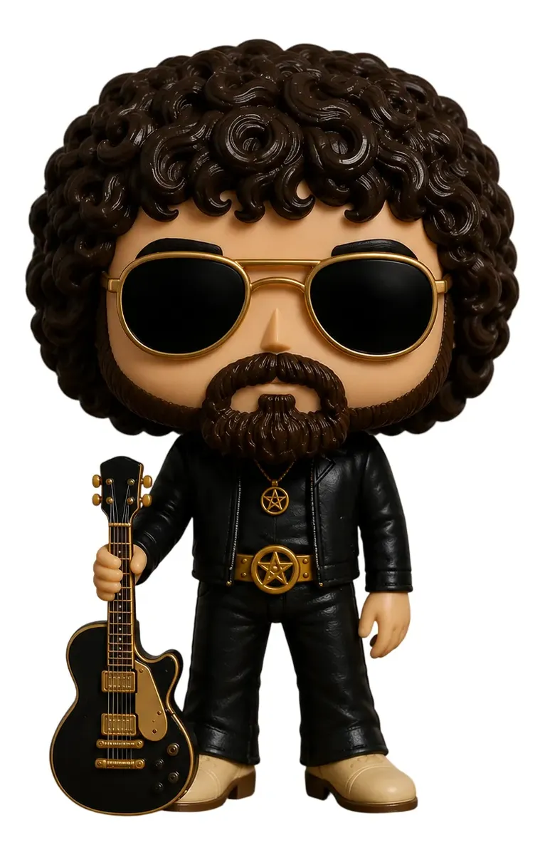 Raul Seixas Personalizado em 3D Estilo Pop