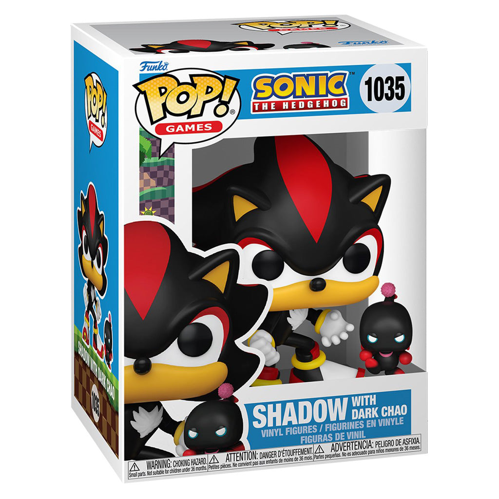 FUNKO POP GAMES SONIC THE HEDGEHOG - SHADOW WITH DARK CHAO 1035