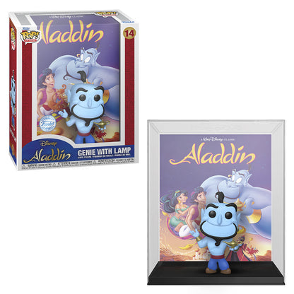 FUNKO POP DISNEY ALADDIN COVER GENIE W/LAMP 14 63273