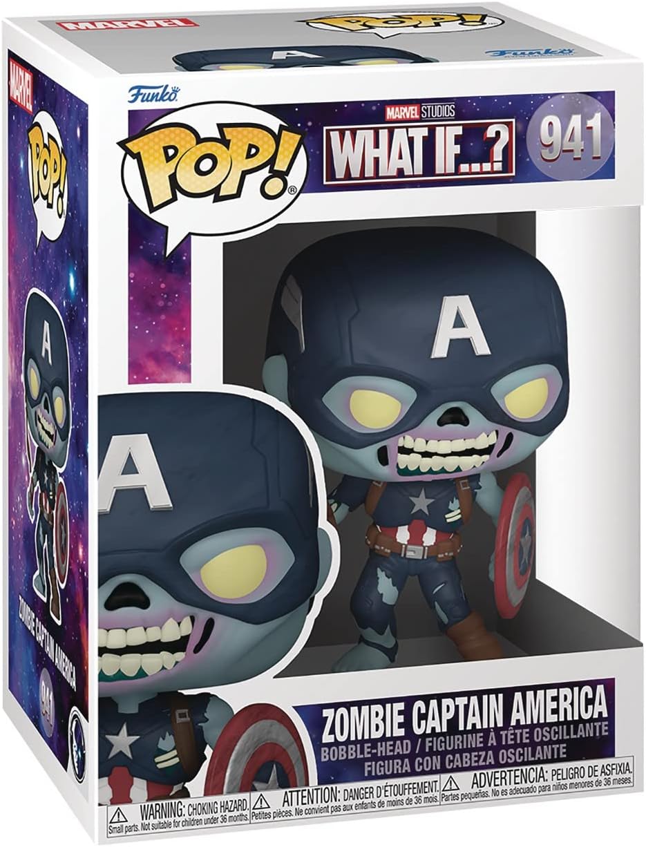 FUNKO POP MARVEL WHAT IF...? - CAPTAIN AMERICA ZOMBIE 941