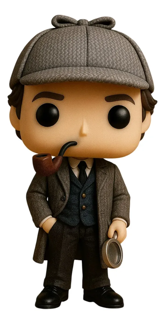 Sherlock Holmes Personalizado em 3D Estilo Pop