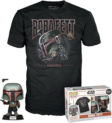 FUNKO POP STAR WARS - MANDALORIAN + TEES M 63389