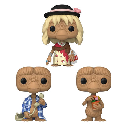 FUNKO POP MOVIES ET 40TH ANNIVERSARY 3-PACK - E.T. IN DISGUISE / E.T. IN ROBE / E.T. WITH FLOWERS (65051)