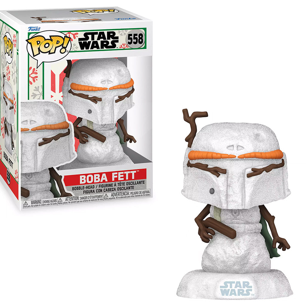 FUNKO POP STAR WARS HOLIDAY BOBA FETT 558