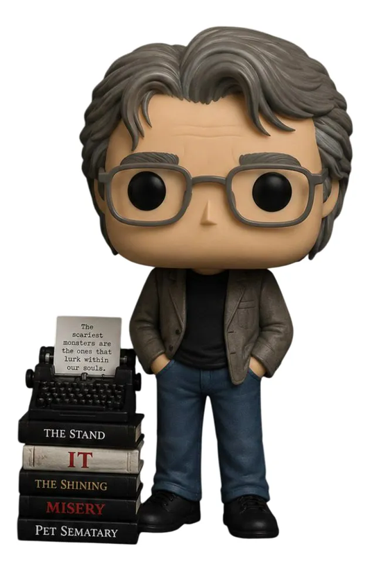 Stephen King Personalizado em 3D Estilo Pop