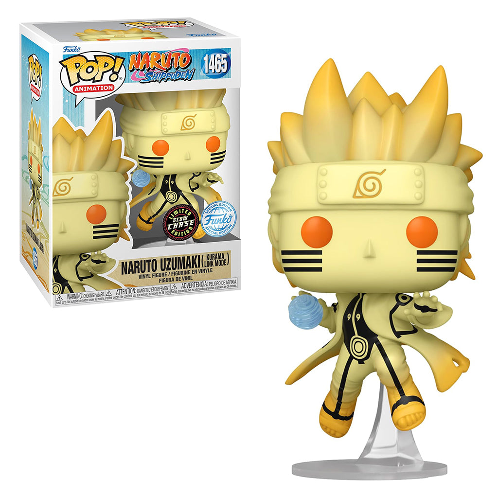 FUNKO POP CHASE NARUTO SHIPPUDEN NARUTO UZUMAKI KURAMA LINK MODE 1465