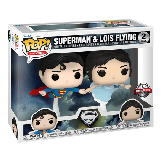 FUNKO POP HEROES DC SUPERMAN & LOIS FLIYING *EX* 2 PACK 60162