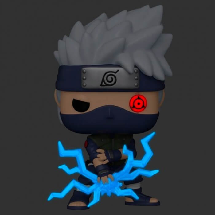 FUNKO POP NARUTO SHIPPUDEN EXCLUSIVE - KAKASHI (RAIKIRI) 1103 (GLOWS IN THE DARK)