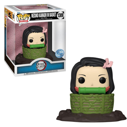FUNKO POP DEMON SLAYER *DELUXE* NEZUKO KAMADO IN BASKET *EX* 1309