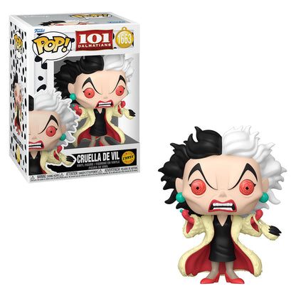 FUNKO POP CHASE 101 DALMATIANS - CRUELLA DE VIL 1663