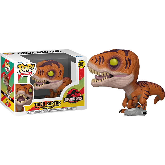 FUNKO POP MOVIES JURASSIC WORLD - TIGER RAPTOR 2041