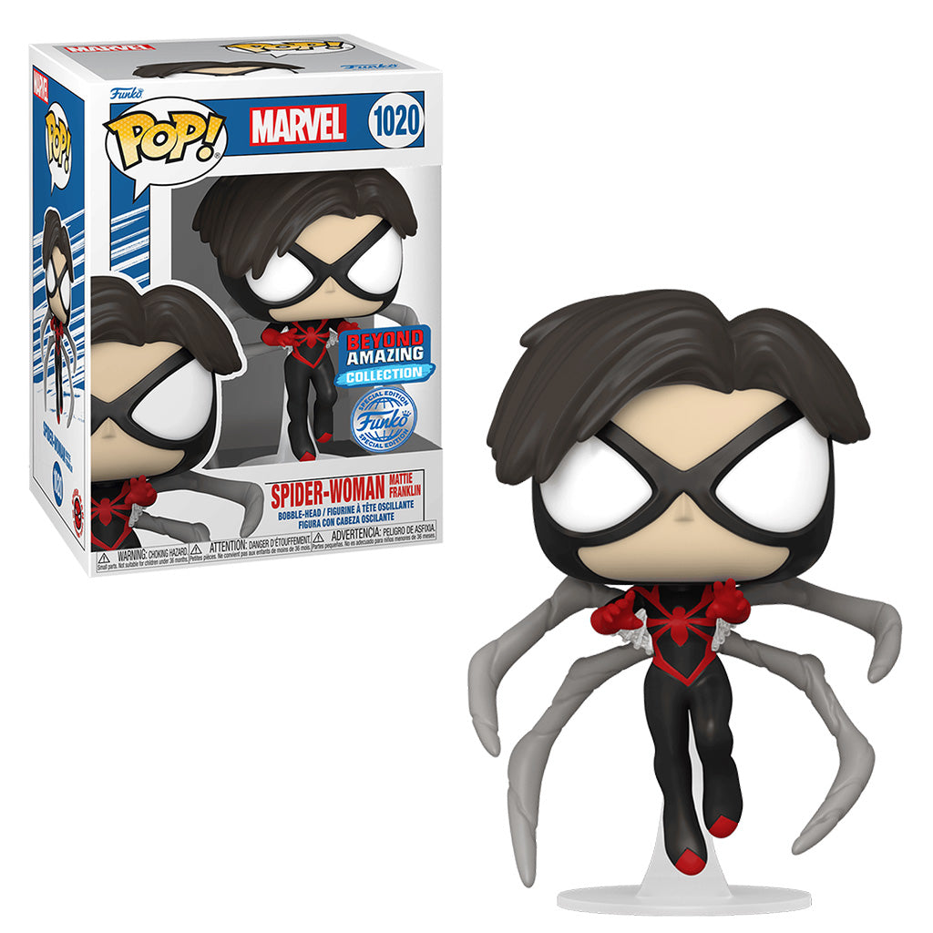 FUNKO POP MARVEL SPIDER-WOMAN MATTIE FRANKLIN *EX* 1020