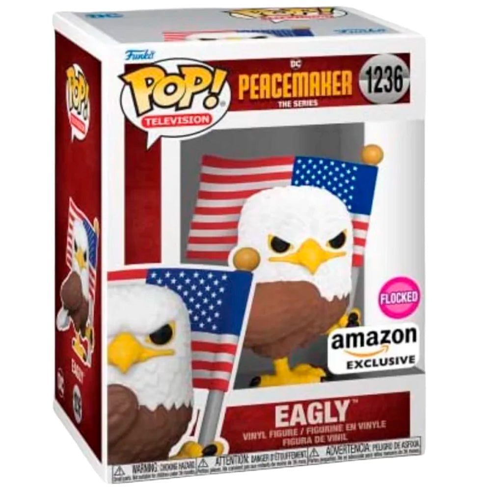 FUNKO POP PEACEMAKER EXCLUSIVE - EAGLY 1236 (FLOCKED)