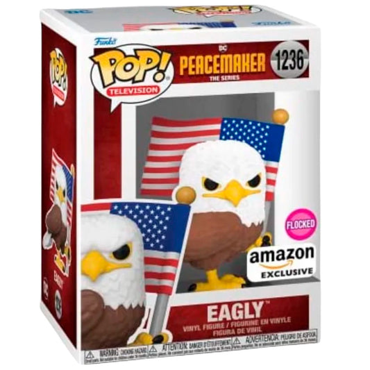 FUNKO POP PEACEMAKER EXCLUSIVE - EAGLY 1236 (FLOCKED)