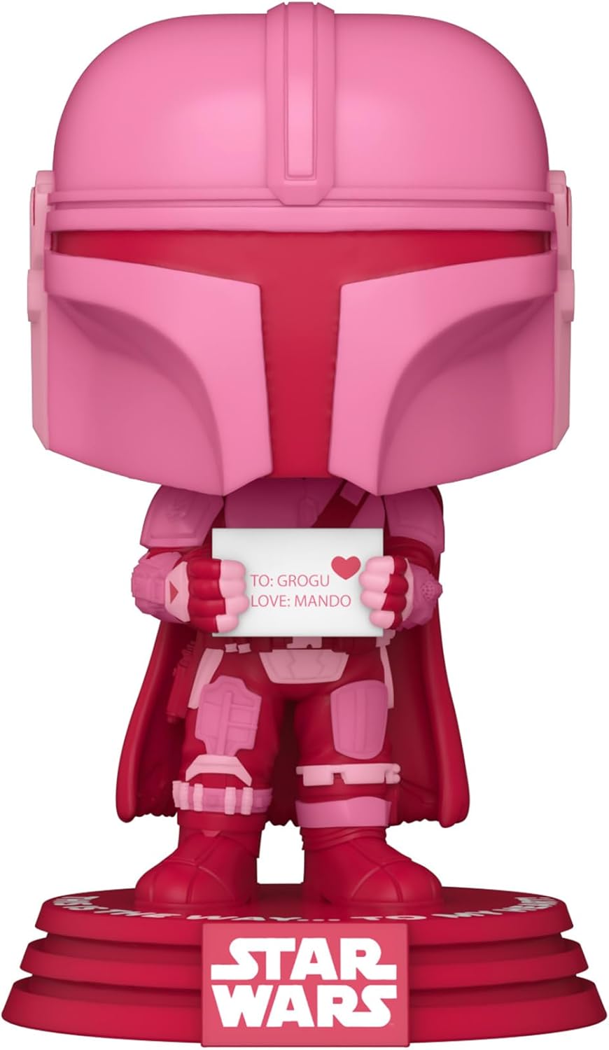 FUNKO POP STAR WARS VALENTINES - THE MANDALORIAN 495