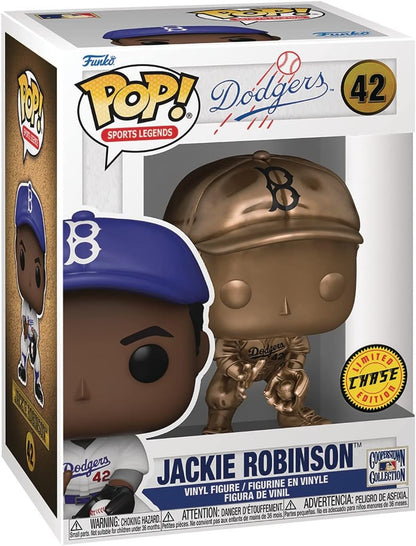 FUNKO POP CHASE MLB LOS ANGELES DODGERS - JACKIE ROBINSON 42