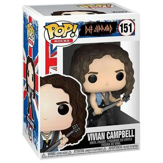FUNKO POP ROCKS DEF LEPPARD - VIVIAN CAMPBELL 151