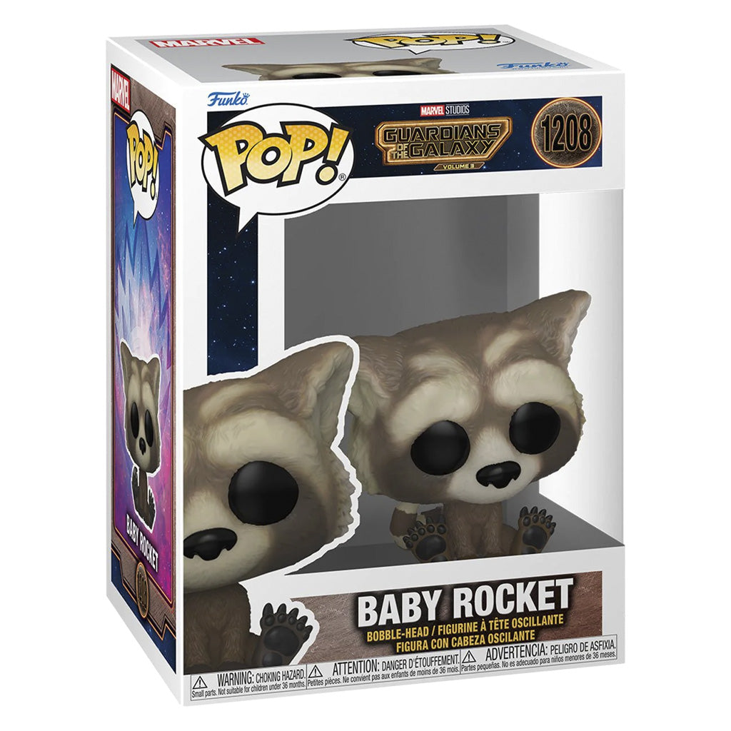 FUNKO POP GUARDIANS OF THE GALAXY 3 - BABY ROCKET 1208