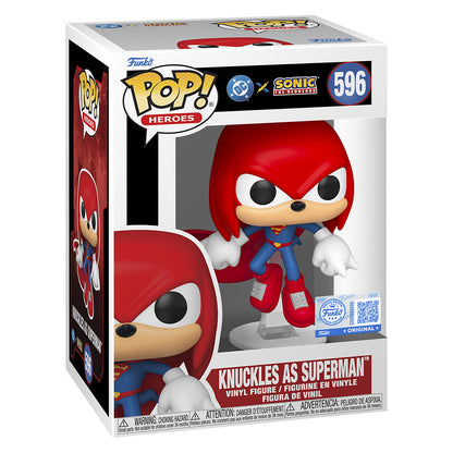 FUNKO POP SONIC KNUCKLES AS SUPERMAN *EX* 596