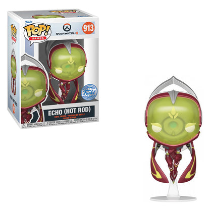 FUNKO POP OVERWATCH 2 ECHO HOT ROD *EX* 913