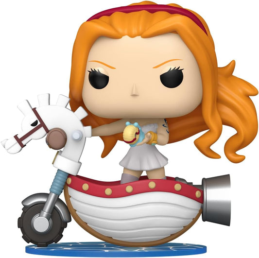 FUNKO POP ONE PIECE RIDES NAMI WITH WHITE HOBBY HORSE 128