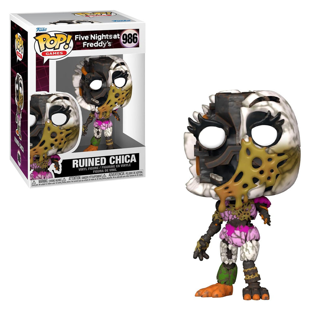 FUNKO POP FIVE NIGTHS FREDDY RUIN RUINED CHICA 986