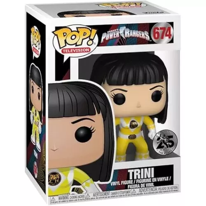 FUNKO POP POWER RANGERS 25TH YELLOW TRINI  674