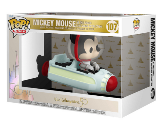 FUNKO POP DISNEY WALT DISNEY WORLD 50TH *RIDES* MICKEY MOUSE 107