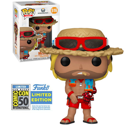 FUNKO POP OVERWATCH MC CREE SUMMER SKIN *EX COMIC CON* 516
