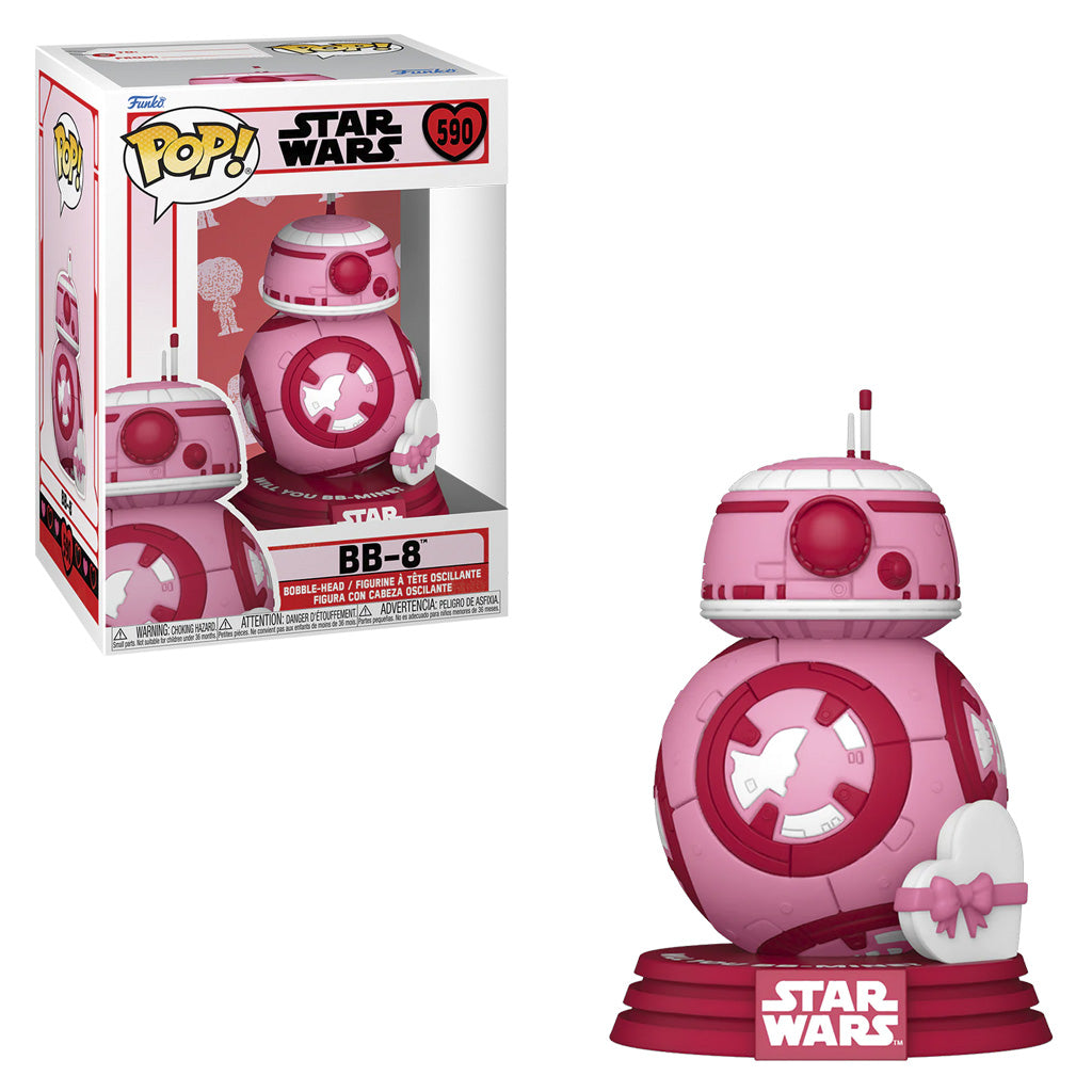 FUNKO POP STAR WARS VALENTINES BB-8 590