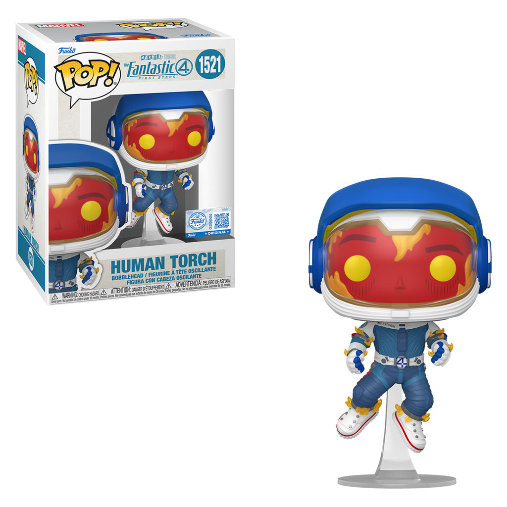 FUNKO POP MARVEL FANTASTIC 4 FIRTS STEPS HUMAN TORCH *EX* 1521