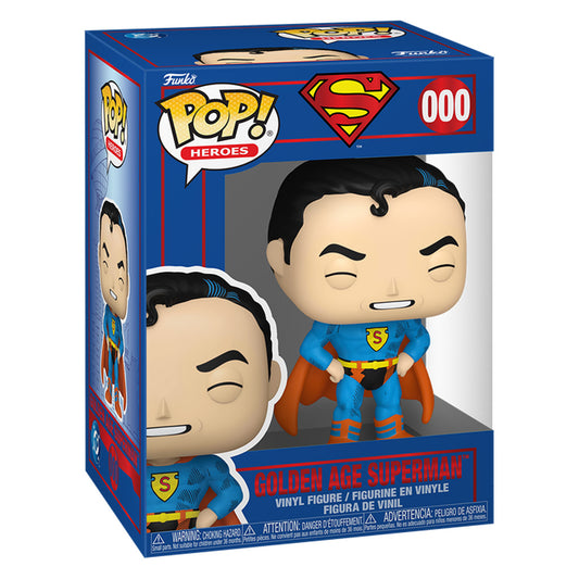 FUNKO POP HEROES DC SUPERMAN - GOLDEN AGE SUPERMAN 000